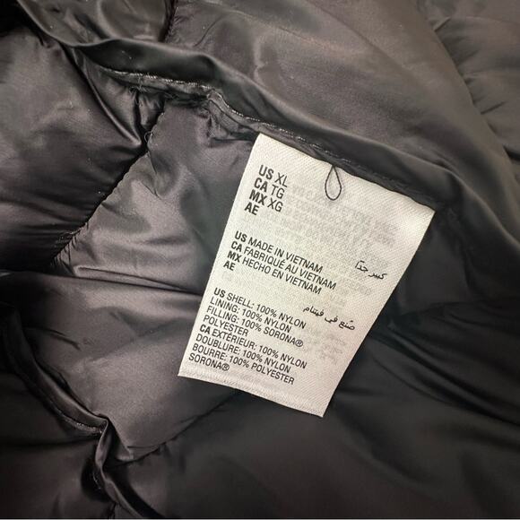 Charter Club Women's Full-Zip Packable Hooded Puffer Winter Jacket Black XL Coat - Picture 5 of 11